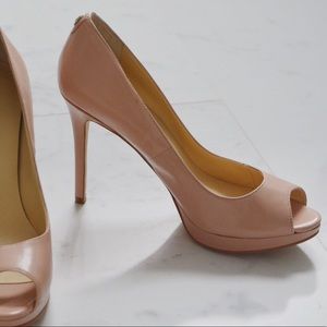 Brand New, Ivanka Trump- Nude Peep Toe Pumps